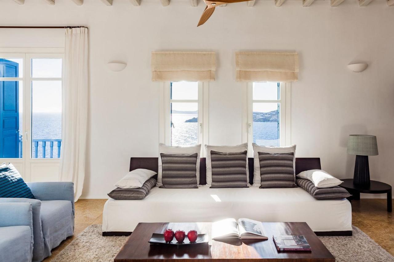 Excellent Mykonos Villa Villa Ambrosia 5 Bedrooms Stunning Sea Views Psarrou Mykonos Town Esterno foto