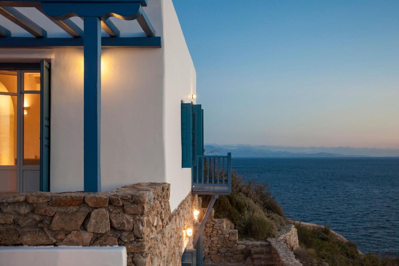 Excellent Mykonos Villa Villa Ambrosia 5 Bedrooms Stunning Sea Views Psarrou Mykonos Town Esterno foto